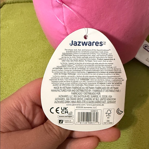 Squishmallows Care Bears Valentine’s Day Cheer Bear - Picture 13 of 13